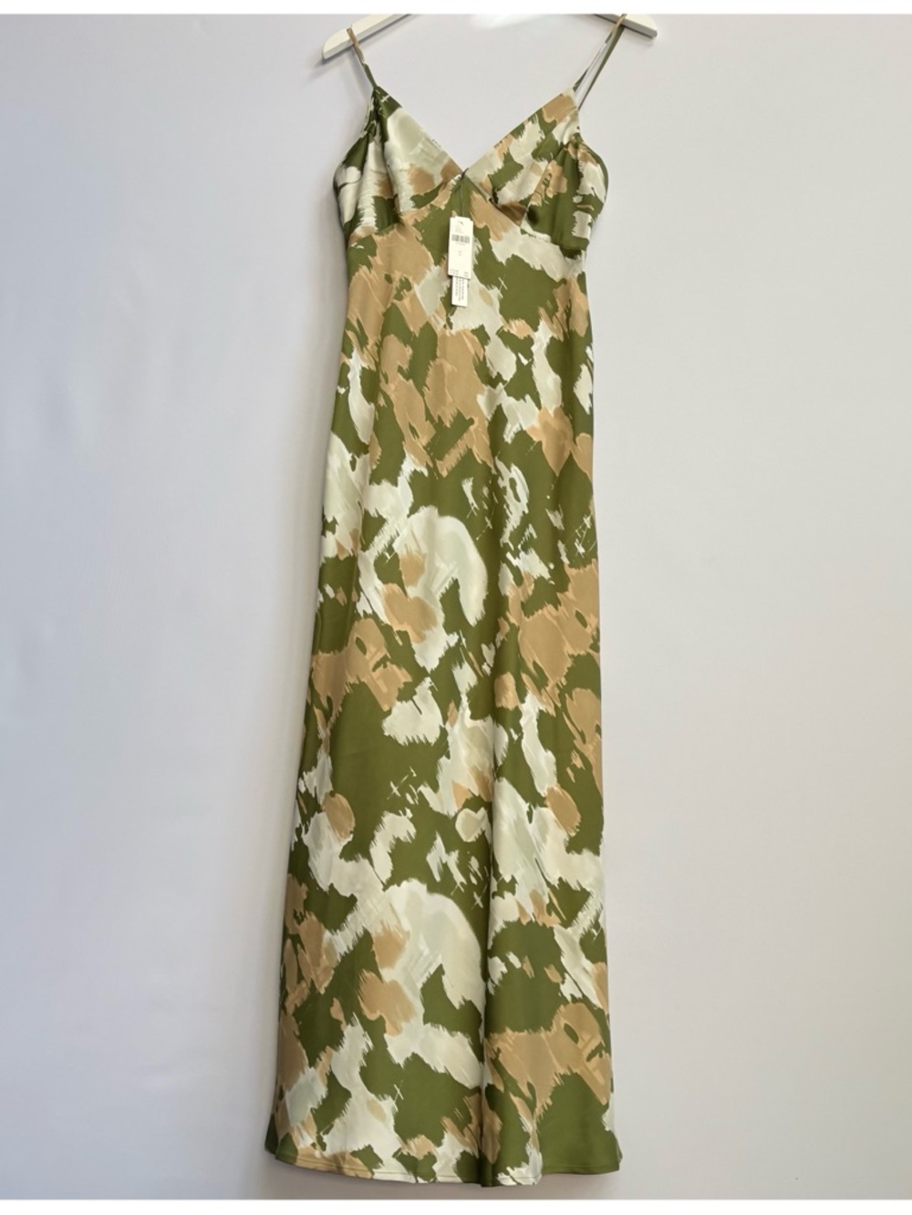 NWT Anthropologie Sleeveless V-Neck Slip Midi Dress, S - Picture 5 of 12